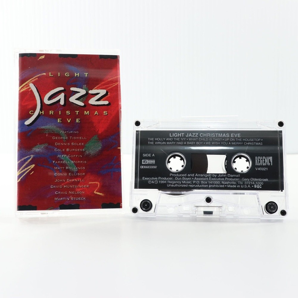 Light Jazz Christmas Eve (Cassette Tape, 1994, Regency) EXCELLENT - V40021